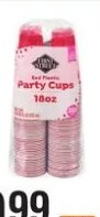 First Street 18 oz. Red Plastic Party Cups