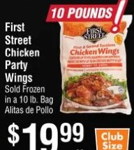 First Street Chicken Party Wings at Smart & Final