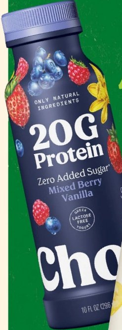 Chobani Zero Added Sugar Mixed Berry Vanilla