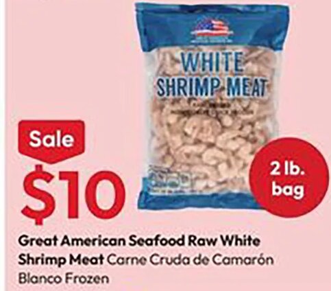 Great American Seafood Raw White Shrimp Meat