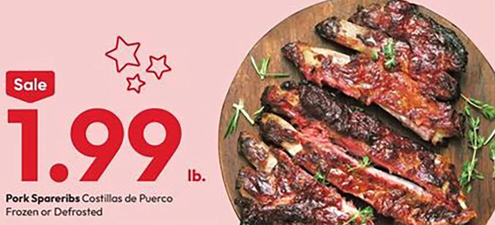 Pork Spareribs at Stater Bros.