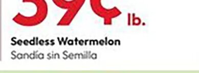 Seedless Watermelon