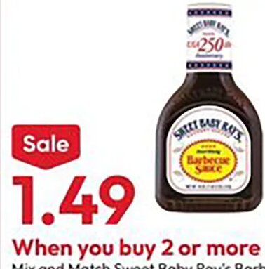 Sweet Baby Ray's Barbecue Sauce at Stater Bros.