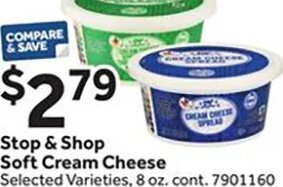 Stop & Shop Soft Cream Cheese