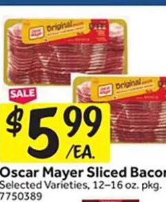 Oscar Mayer Sliced Bacon at Stop & Shop