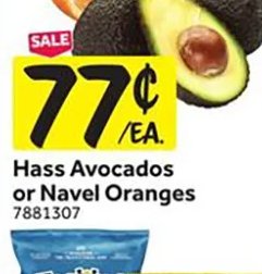 Hass Avocados or Navel Oranges