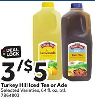Turkey Hill Iced Tea or Ade at Stop & Shop
