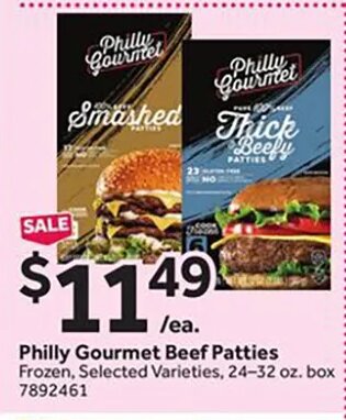 Philly Gourmet Beef Patties