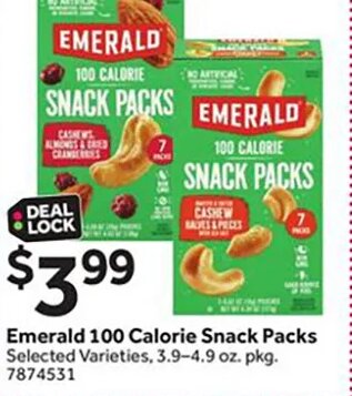 Emerald 100 Calorie Snack Packs