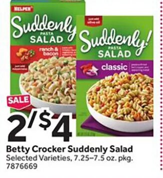 Betty Crocker Suddenly Salad at Stop & Shop