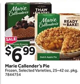 Marie Callender's Pie
