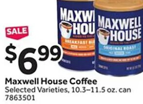 Maxwell House Coffee at Stop & Shop