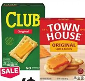 Town House, Club, Toasteds or Carr's Crackers