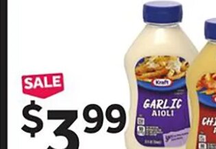 Kraft Aioli at Stop & Shop