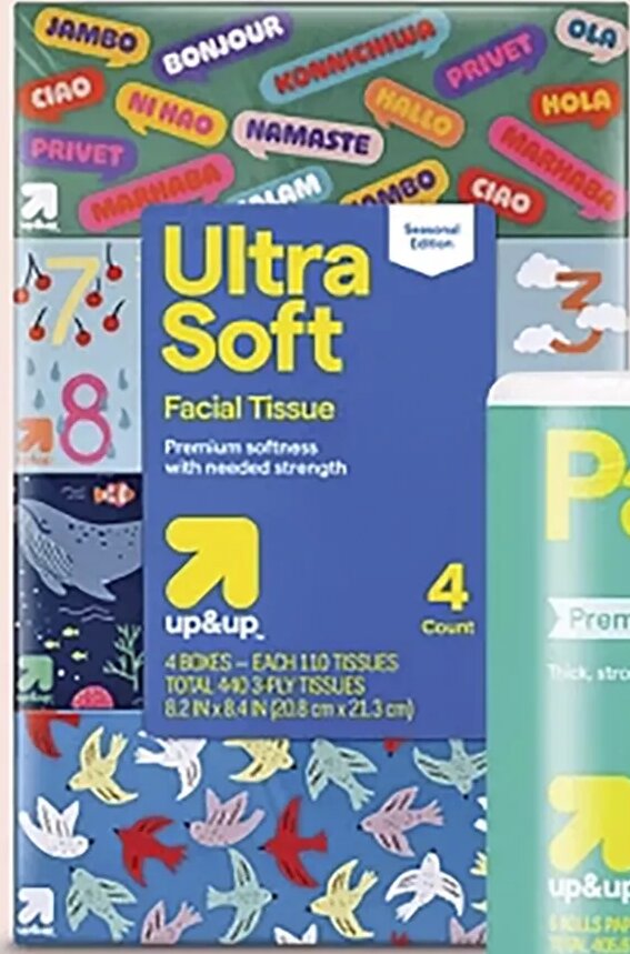 up&up Ultra Soft Facial Tissue