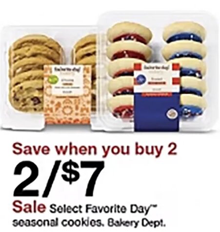 Select Favorite Day seasonal cookies at Target