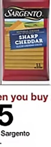 Sargento Sharp Cheddar at Target