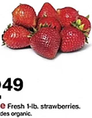 Fresh 1-lb. strawberries at Target