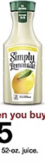 Simply 52-oz. juice at Target