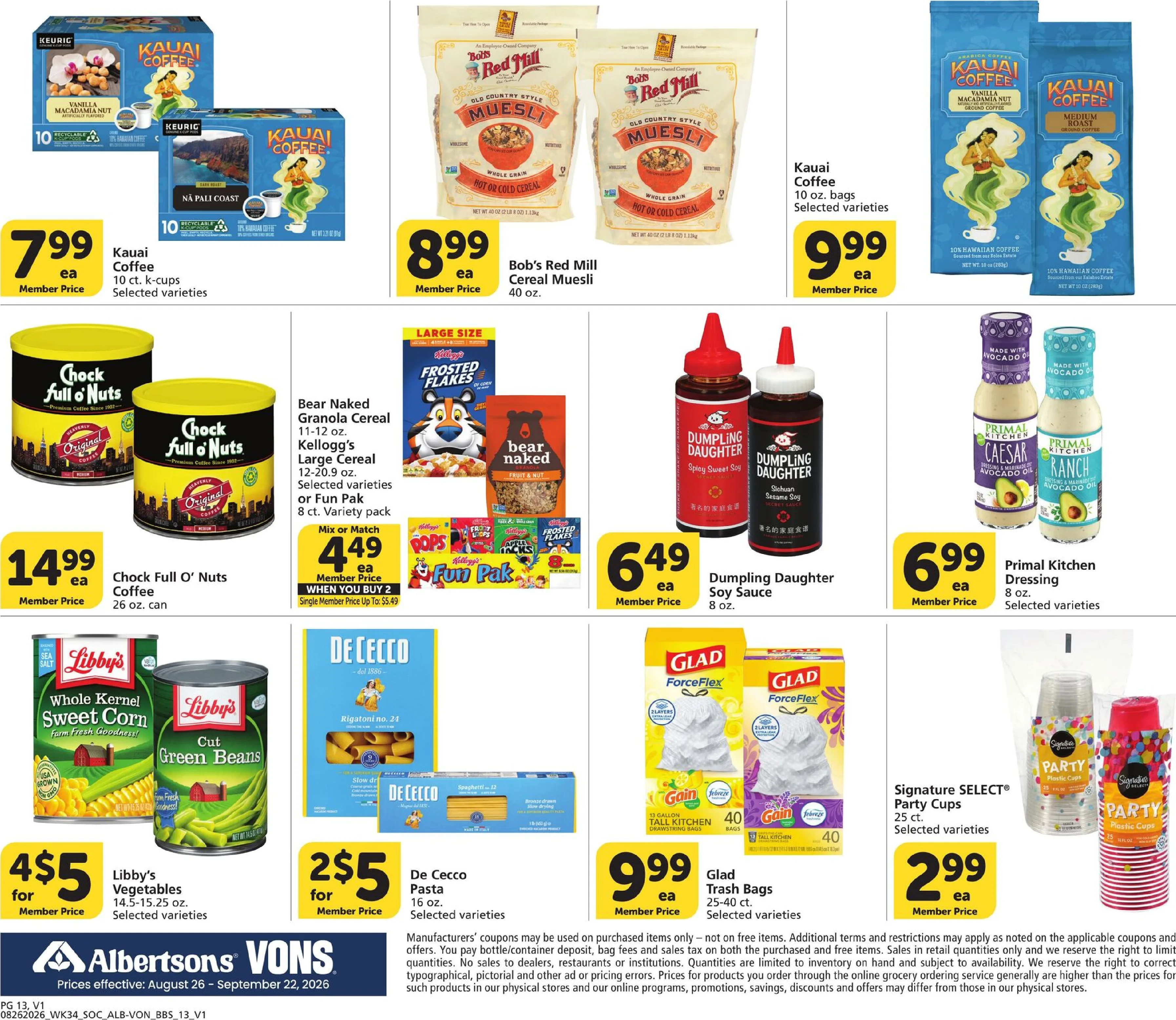 Vons Weekly Ad Page 13