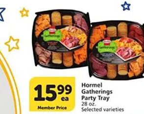 Hormel Gatherings Party Tray at Vons