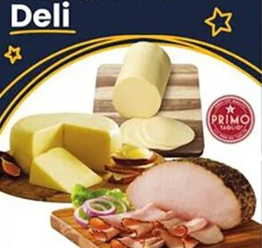 Primo Taglio Turkey Breast, Provolone or Swiss Cheese