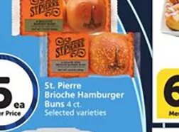 St. Pierre Brioche Hamburger Buns