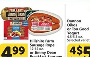 Hillshire Farm Sausage Rope at Vons