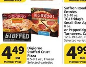 Digiorno Stuffed Crust Pizza at Vons