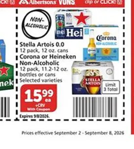 Stella Artois at Vons