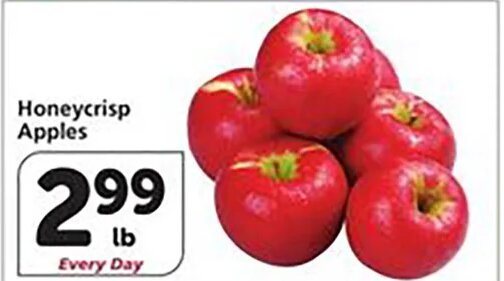 Honeycrisp Apples at Vons
