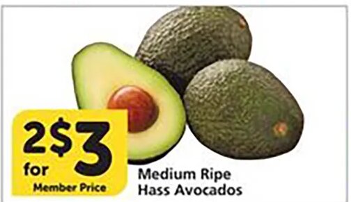 Medium Ripe Hass Avocados at Vons