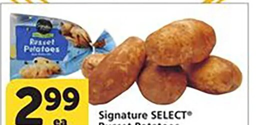 Signature SELECT Russet Potatoes at Vons