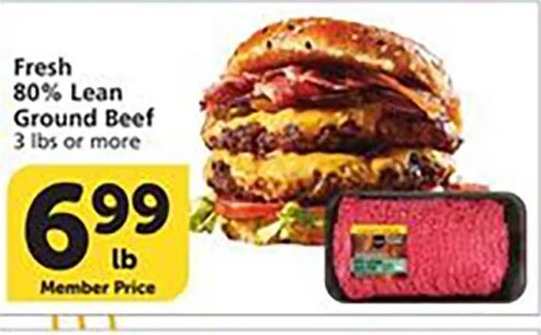 Fresh 80% Lean Ground Beef at Vons