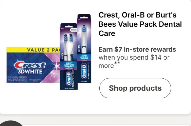 Crest, Oral-B or Burt's Bees Value Pack Dental Care