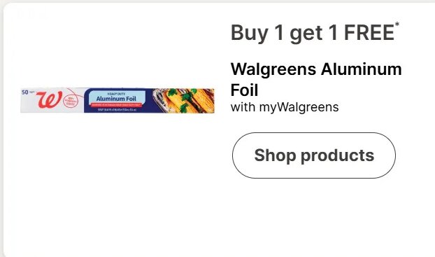 Walgreens Aluminum Foil