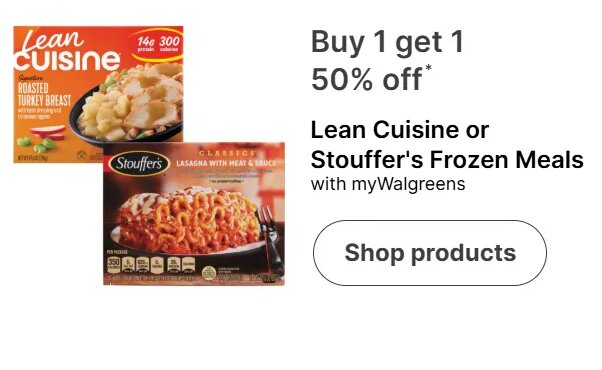 Lean Cuisine or Stouffer's Frozen Meals