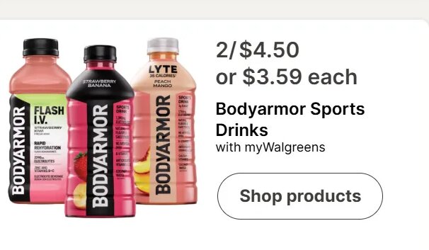 Bodyarmor Sports Drinks