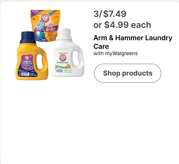 Arm & Hammer Laundry Care at Walgreens