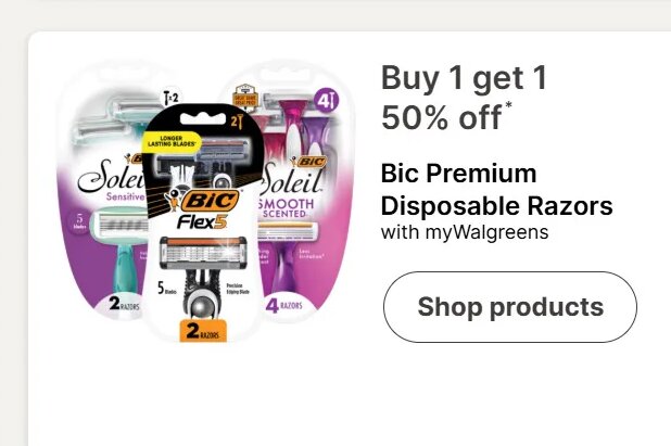 Bic Premium Disposable Razors