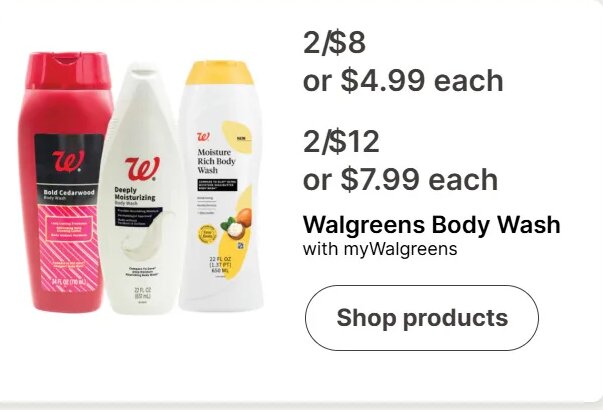 Walgreens Body Wash