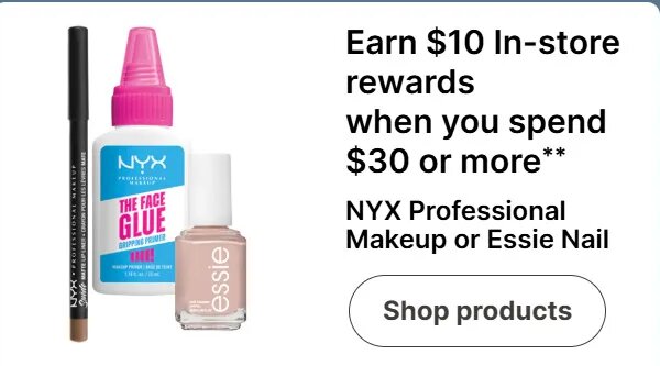 NYX Professional Makeup or Essie Nail