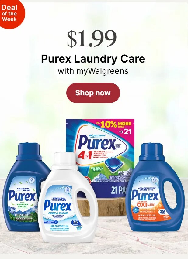 Purex Laundry Care at Walgreens