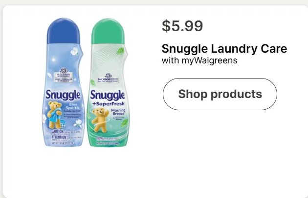 Snuggle Laundry Care at Walgreens