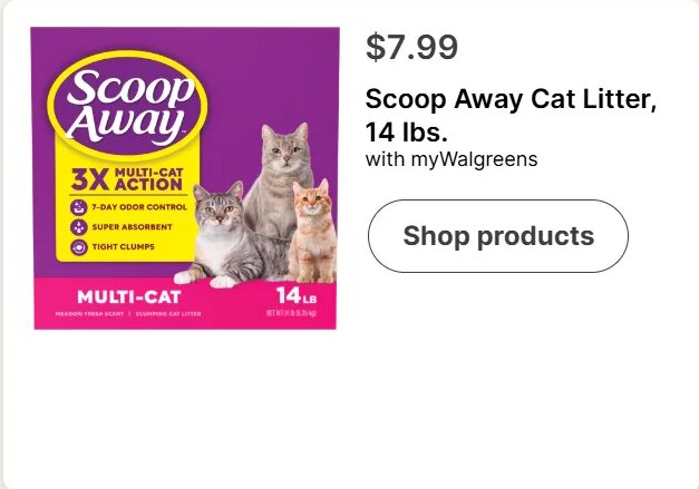 Scoop Away Cat Litter