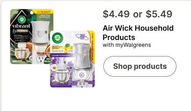 Air Wick Household Products