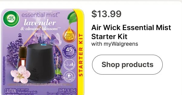 Air Wick Essential Mist Starter Kit