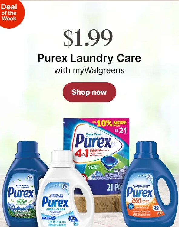 Purex Laundry Care at Walgreens