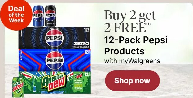 12-Pack Pepsi Products