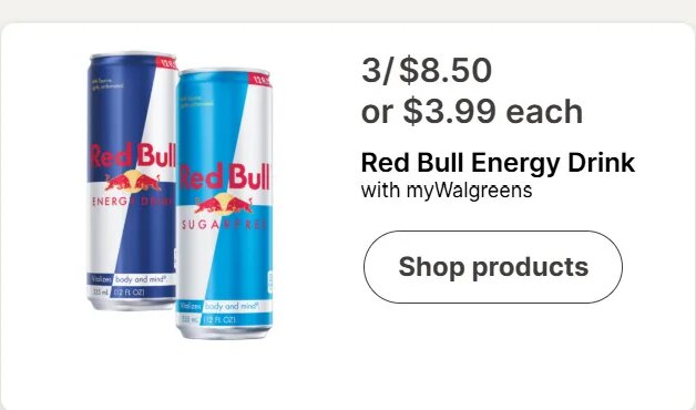 Red Bull Energy Drink at Walgreens